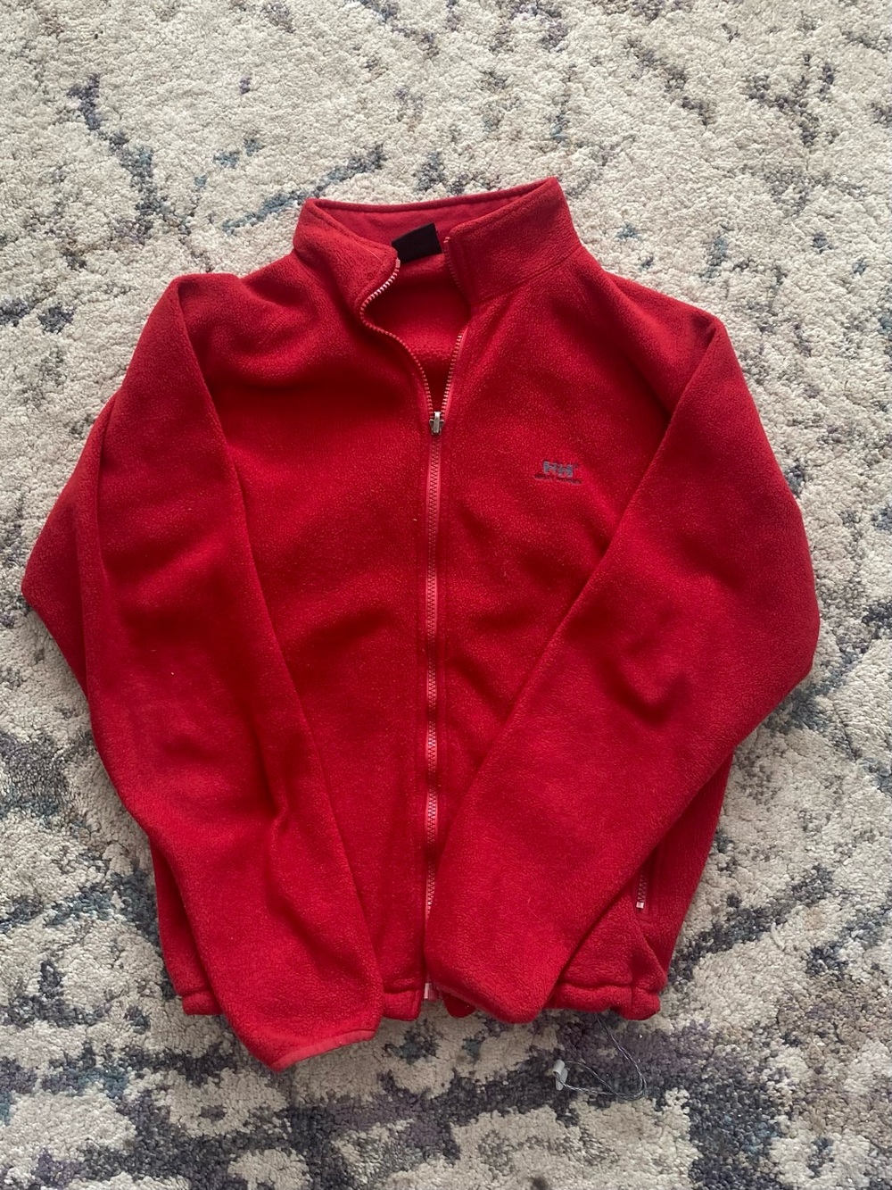 Helly Hansen Red Full-Zip Fleece Jacket